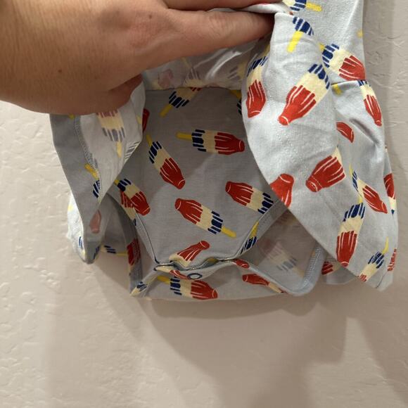 Lola & Taylor Bomb Pop Skirted Onesie Romper - Picture 6 of 7